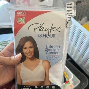 Playtex 18 Hour White Wirefree Bra